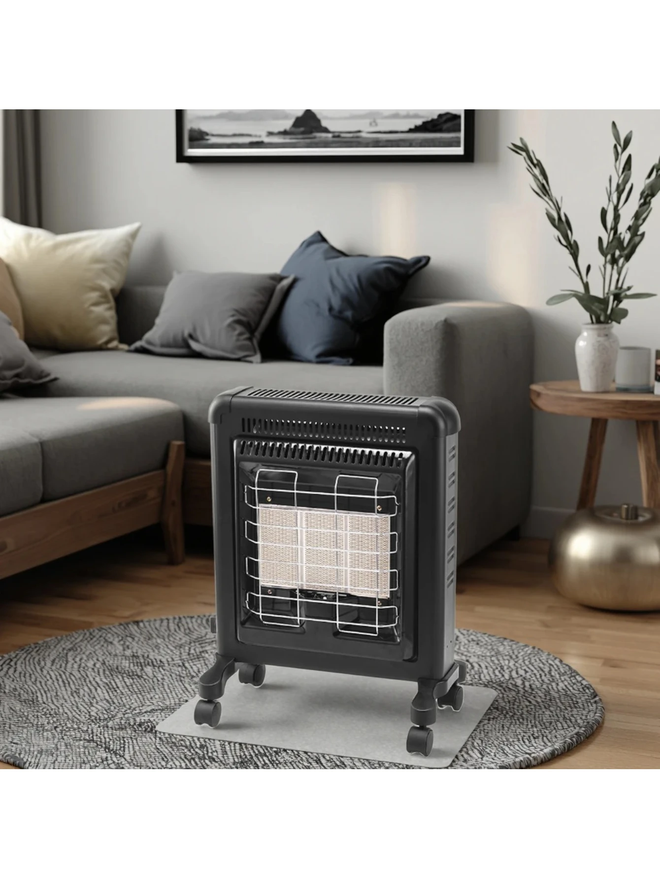 Portable Indoor Natural Gas Heater for Household & Outdoor Use for Gas & Electric Living Room  for LPG