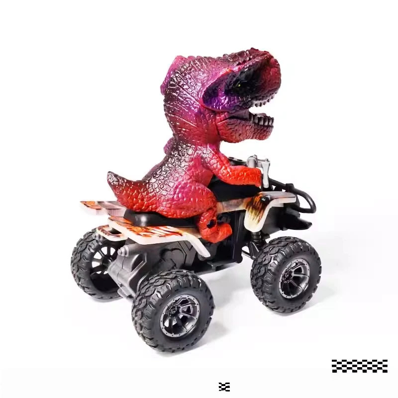 Wow t rex andando fora de estrada veículo inércia carro criativo dinossauro brinquedo decoração desktop divertido modelo movimento presente
