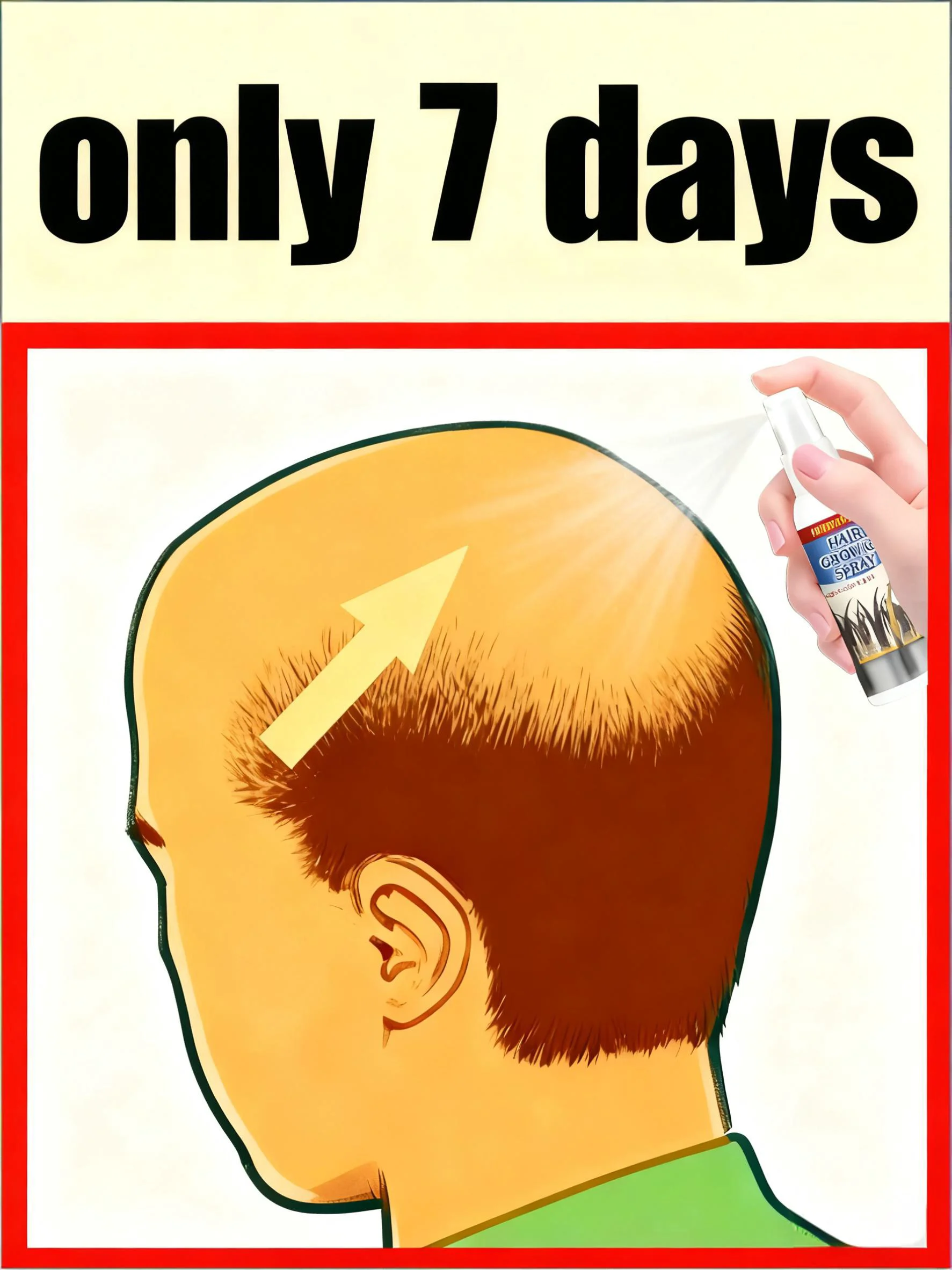 

Spray for hair growth and densification, natural plant essence, anti hair loss and rejuvenation of hair follicles