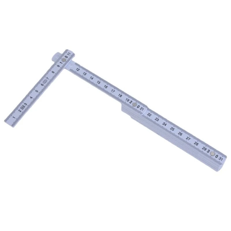 Easy Carry 1meter Plastic Ruler Small Design Measuring Tool for Easy Storage
