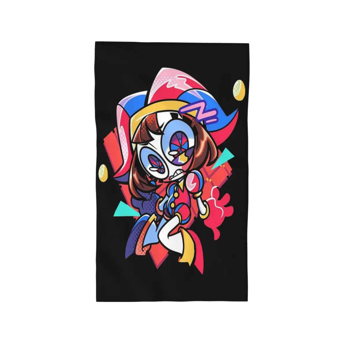 Custom Cute Pomni - The Amazing Digital Circus Girls Y2k Basic Soft Face Towel Quick Dry Pool Bath Cotton Towels Absorbent