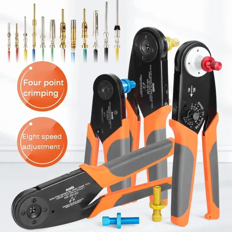 

Aviation Terminal Four-point Crimping Pliers HD2612 Heavy-duty Connector Pin Crimping Pliers M22520/1-01