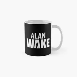 Alan Wake Classic Mug Picture Drinkware Design Printed Coffee Simple Image Cup Photo Gifts Handle Round Tea