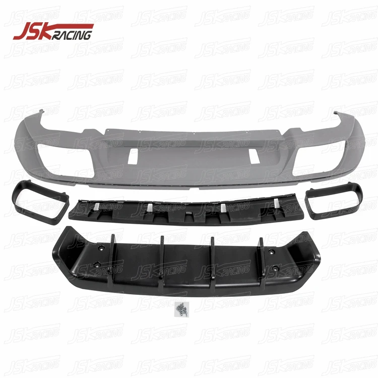 Diffuseur arrière T STYLE PP pour PORSCHE CAYENNE 958.1 2010-2014.