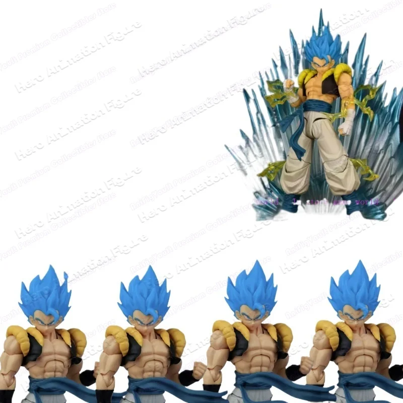 In Stock Kamione Dragon Ball Z SHF Super Saiyan Blue Son Goku Vegeta Gogeta Anime Action Figure Model Kids Toy Gift - view 5