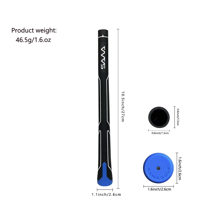 ด้ามจับไม้กอล์ฟซาวา 10 แพ็ค ด้ามจับเหล็ก ด้ามจับไม้กอล์ฟ วัสดุยาง ทนต่อการสึกหรอ ด้ามจับไม้กอล์ฟกันลื่น ด้ามจับไม้กอล์ฟที่มีสไตล์