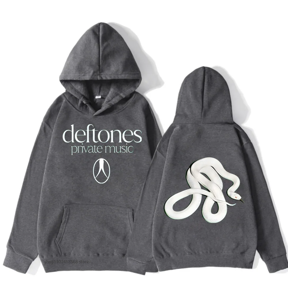 جديد DeFF Tones ألبوم الموسيقى الخاص 2025 هوديي الفرقة ديفتونز ثعبان البلوز الصوف الذكور البلوز كم طويل للجنسين الشارع الشهير #5