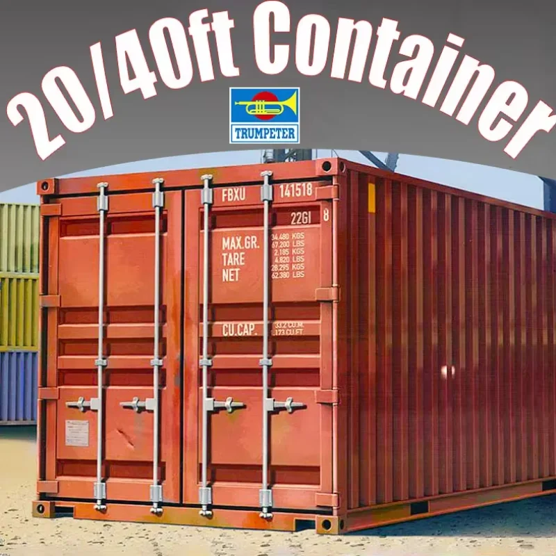 

Сборка трубача 1/35 модель01029/01030, 20 футов и 40 футов, сборка контейнера, масштабная модель, комплект модели