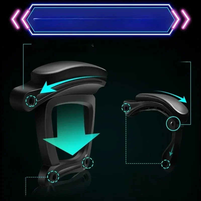 เก้าอี้เล่นเกมตามหลักสรีรศาสตร์เก้าอี้อีสปอร์ตสบายนวดเอนหมุนนั่งยืนไม่เหนื่อยซิลลาเกมเมอร์เฟอร์นิเจอร์สำนักงาน