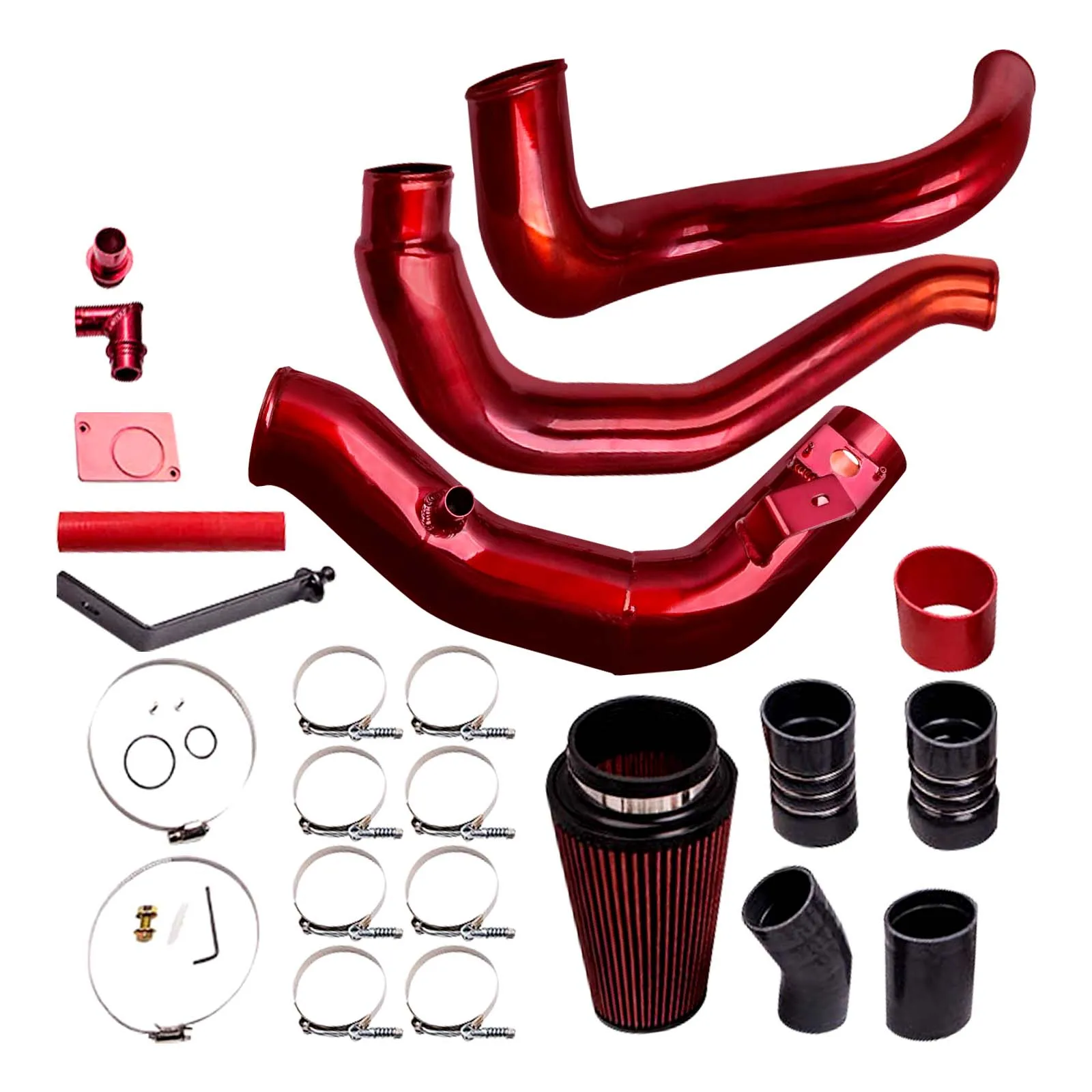 

MaXpeedingrods Intercooler Pipe Tube & Cold Air Intake Kit For Ford F250 F350 F450 F550 2003-07