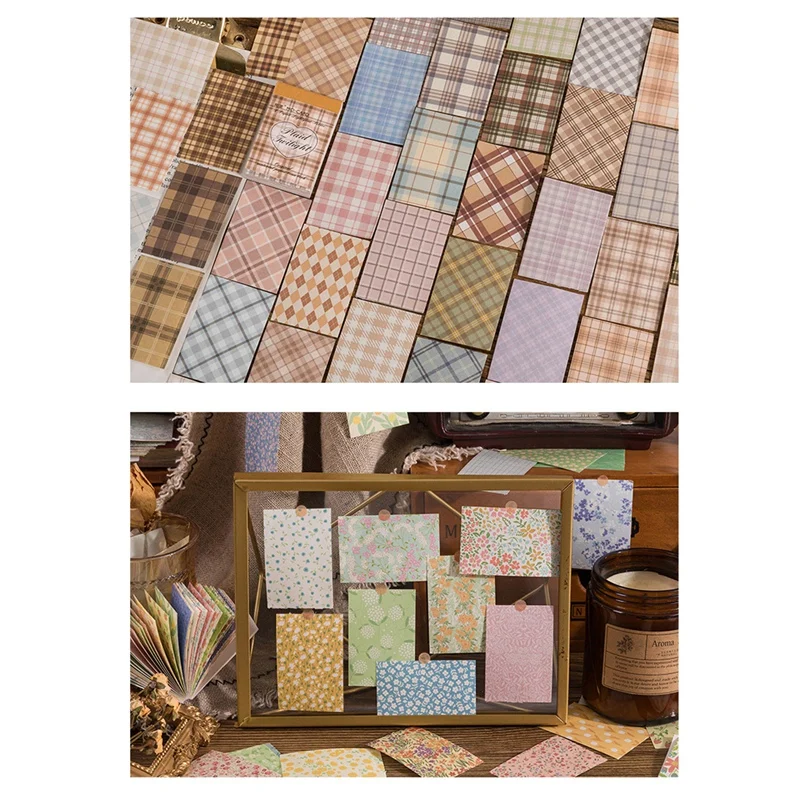 Perlengkapan kertas Scrapbook Vintage 400 buah bahan DIY antik kertas bahan estetika dekorasi kertas jurnal Retro lama