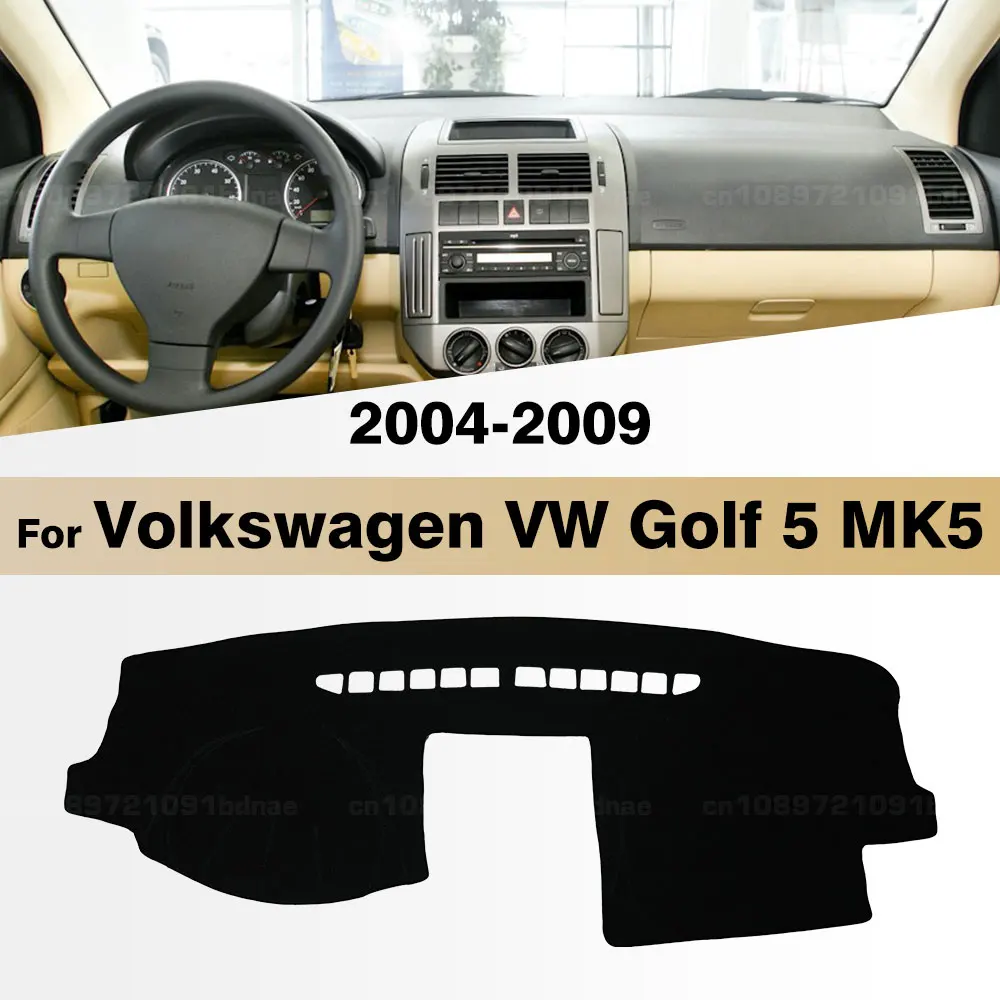 

LUTEHIL для Volkswagen VW Golf 5 MK5 2004-2008 2009, чехол для приборной панели автомобиля, коврик для приборной панели, солнцезащитный козырек, анти-УФ-ковер, автомобильные аксессуары