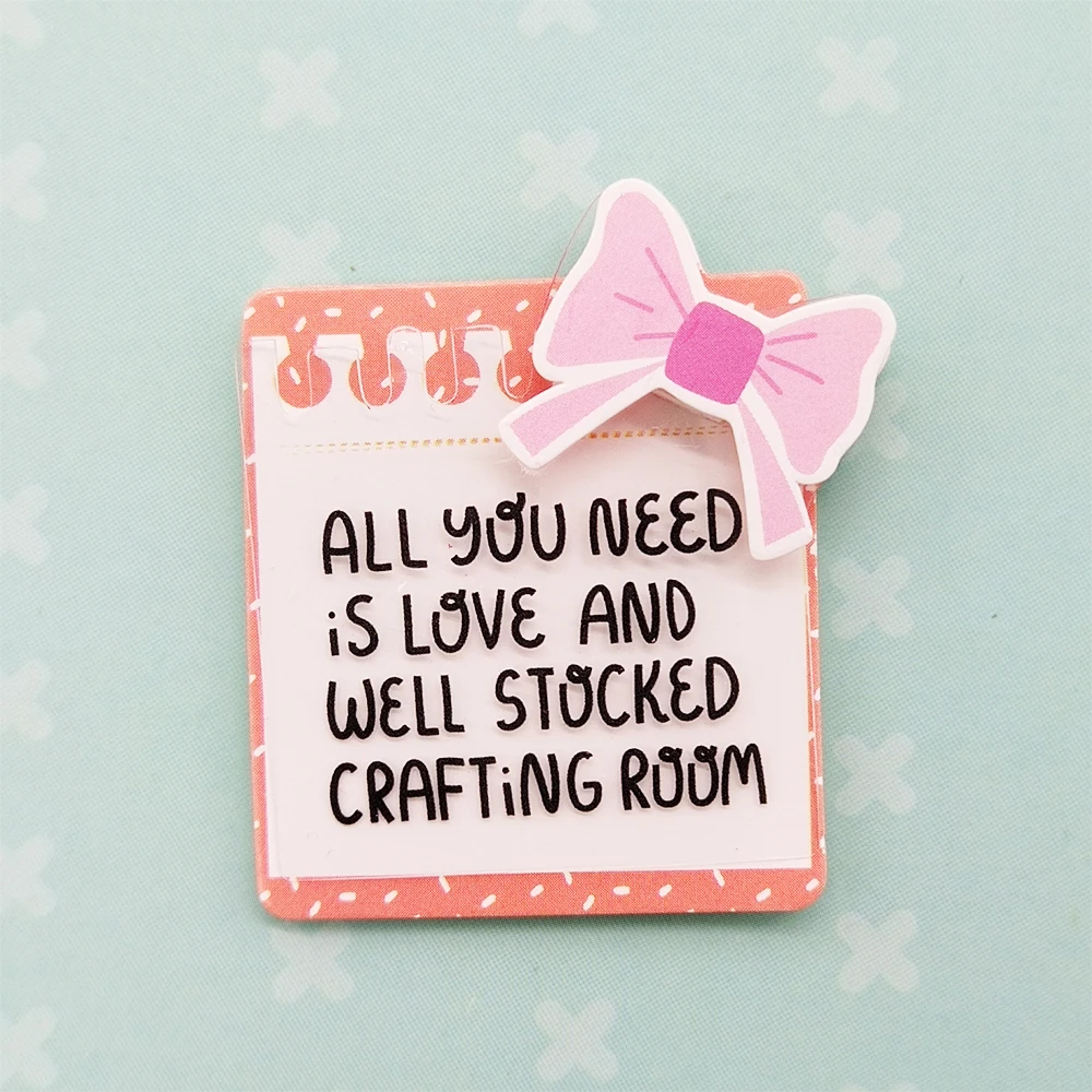 Creative Path 9-teiliges Happy Crafter Scrapbooking-Journaling-Set mit Dekorationspapier, Stanzformen und Verzierungen für DIY-Bastelarbeiten – Detail 19