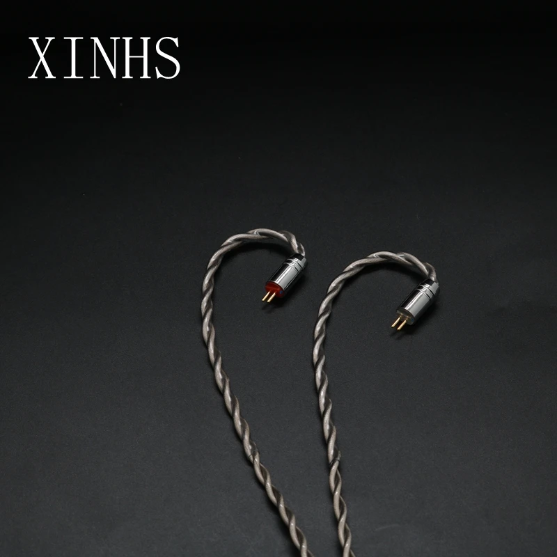 Imagem -06 - Xinhs-fio Hifi Occ Banhado a Prata 7n 2pin Mmcx 078 mm Adequado para Hidizs Mp145