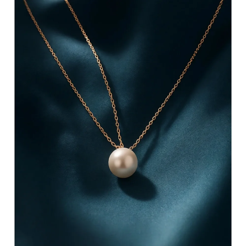 

Позолоченное 14-каратным золотом изящное колье-чокер с кристаллом-солитером из кубического циркония 1,5 карата для женщин