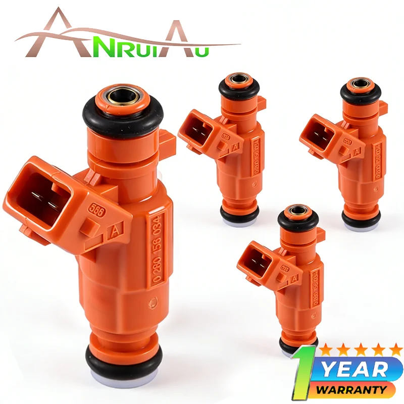 

1/4 шт. топливная форсунка с 4 отверстиями для Citroen Peugeot 1.6 1587 куб. см 80 кВт 109 л.с. 2000-2014 гг., 0280156034 EV6E 1984E9