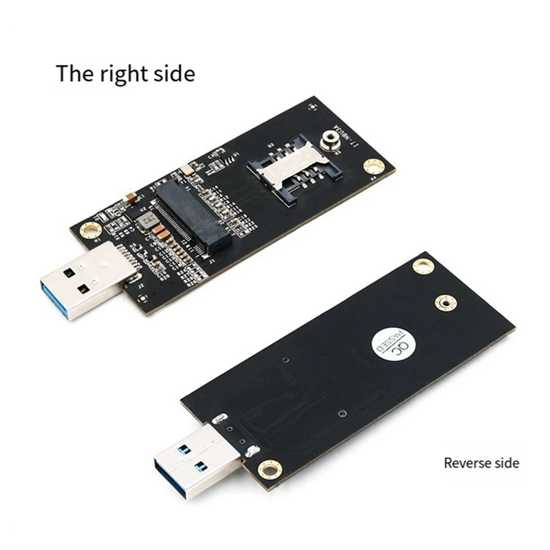 Tarjeta de red de módulo WWAN, placa adaptadora de prueba multifunción con módulo de ranura SIM, USB 3,0 a NGFF Key B 3G4G