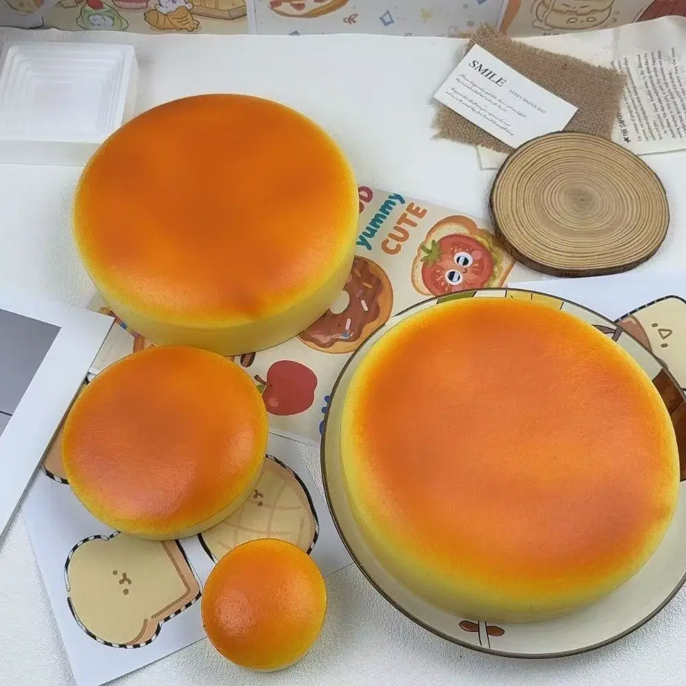 Simulated Simulated Cheese Cake Squeeze Slow Rising Prank Decoration Bread Squishy Oversized Soft Elastic Sensory Fidget Bread