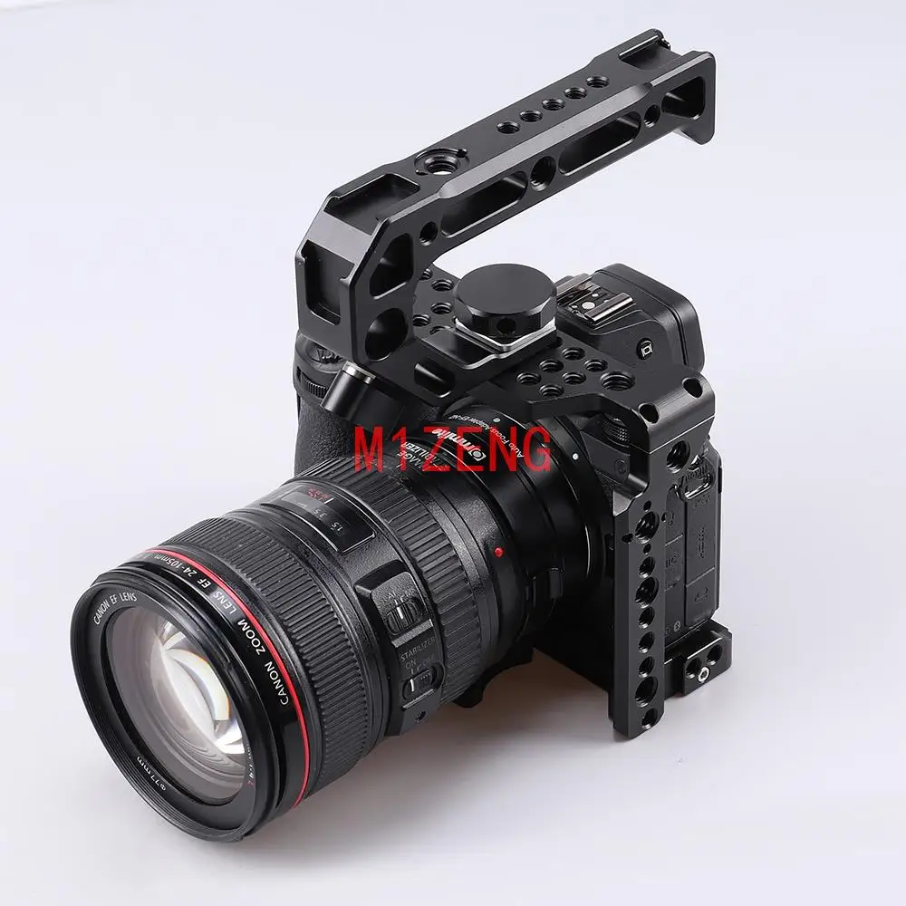 Estabilizador com Rabbit Cage Rig Handle, Film Braço Suporte, Tripé da Câmera, LED, Liga, Fit para Nikon Z5, Z6, Z7, Z6II, z7ii