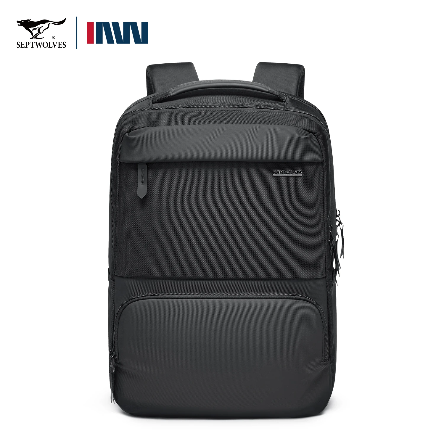 Septwolves 16 Inch Computer Backpack Men Stylish Business Travel Backpack Large College Student Schoolbag Multiple Pockets