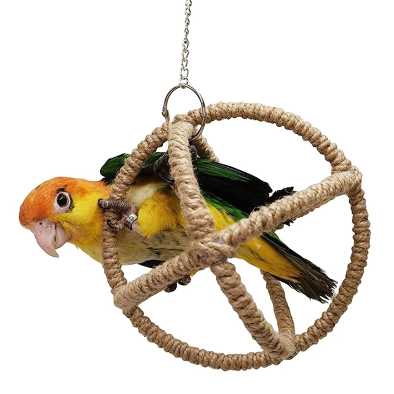Hollow Ball Parrot Chew Hanging Toy Articles Parrot Chew Pet Bird Toy for Cage