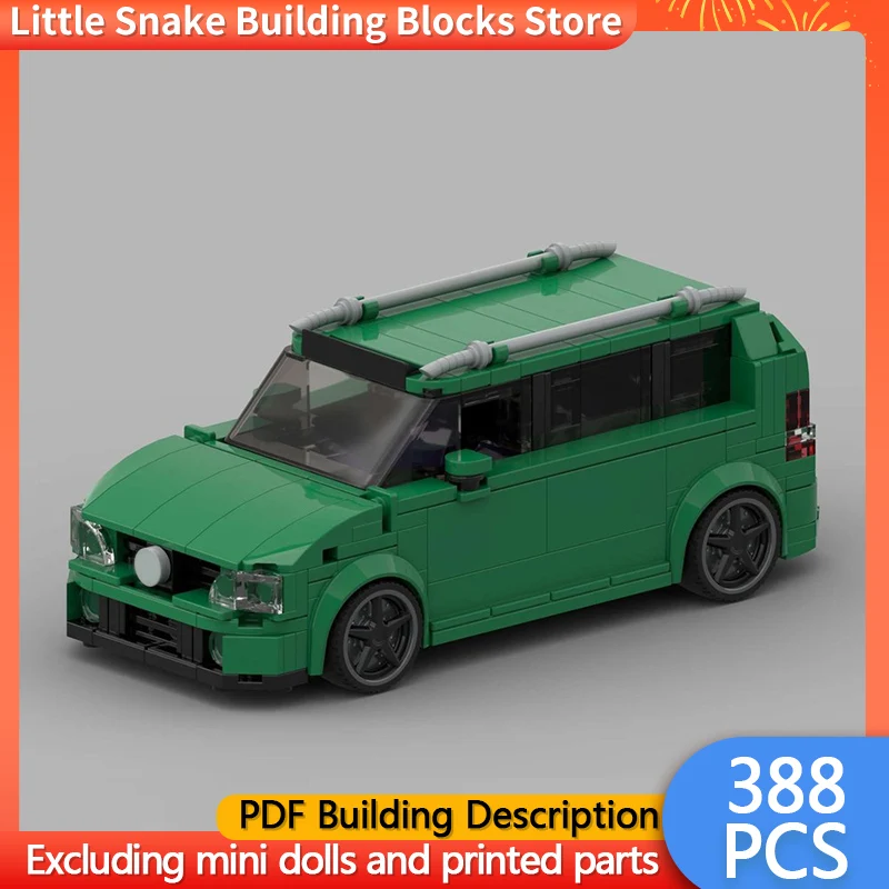 Popular Movie City Car Model MOC Building Bricks Multi-Purpose Vehicle Modular Technology Gifts Holiday Assemble Toys Suit
