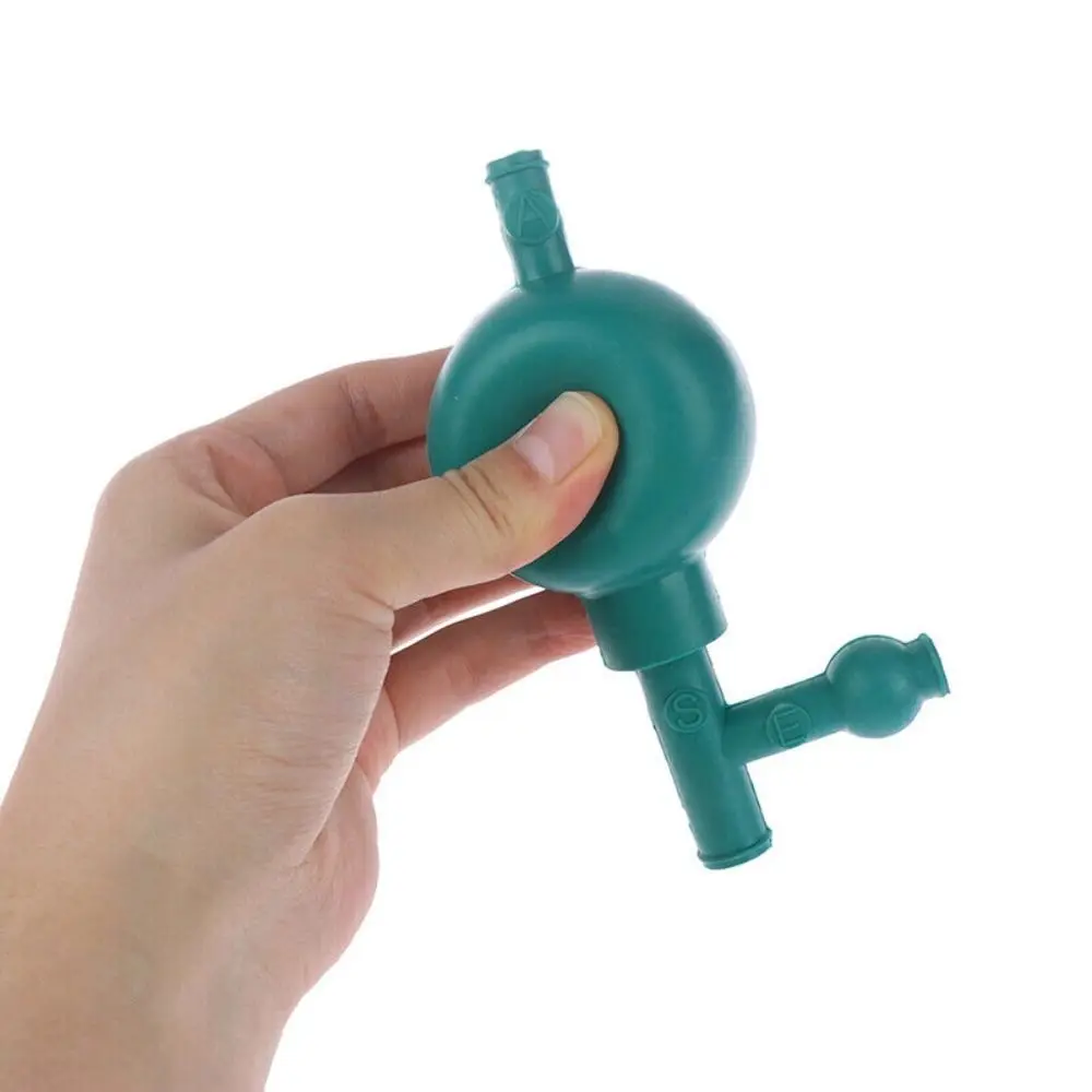 Quantitativer Dreiwege-Saugkugel-Druck füller mit quantitativem 3-Val-Laborgummi-Saugkolben