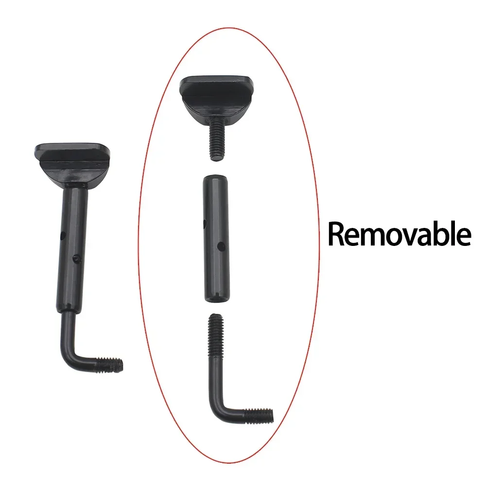 2Pcs Violin Chin Rest Clamp Chinrest Screws Half Sections 3/4 4/4 Violin Cheek Rests Screws Stringed Instrument Accessories