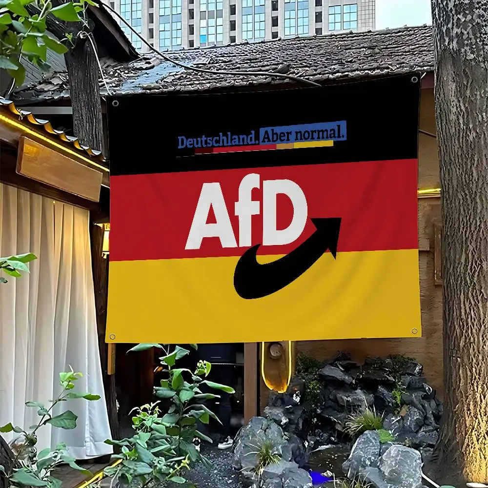 AFD Alternative Ger Germany Flag High End Quality Banner Printing Artistic Atmosphere Style Camping Flag