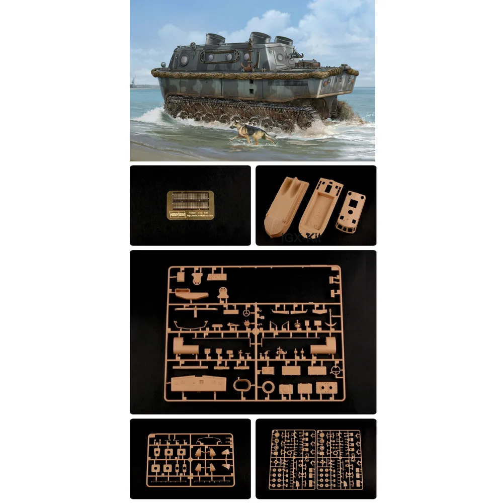 HobbyBoss 82465 1/35 Scale LWS Land Wasser Schlepper Tractor Early Vehicle Plastic Hobby Craft Assembly Building Model Kit