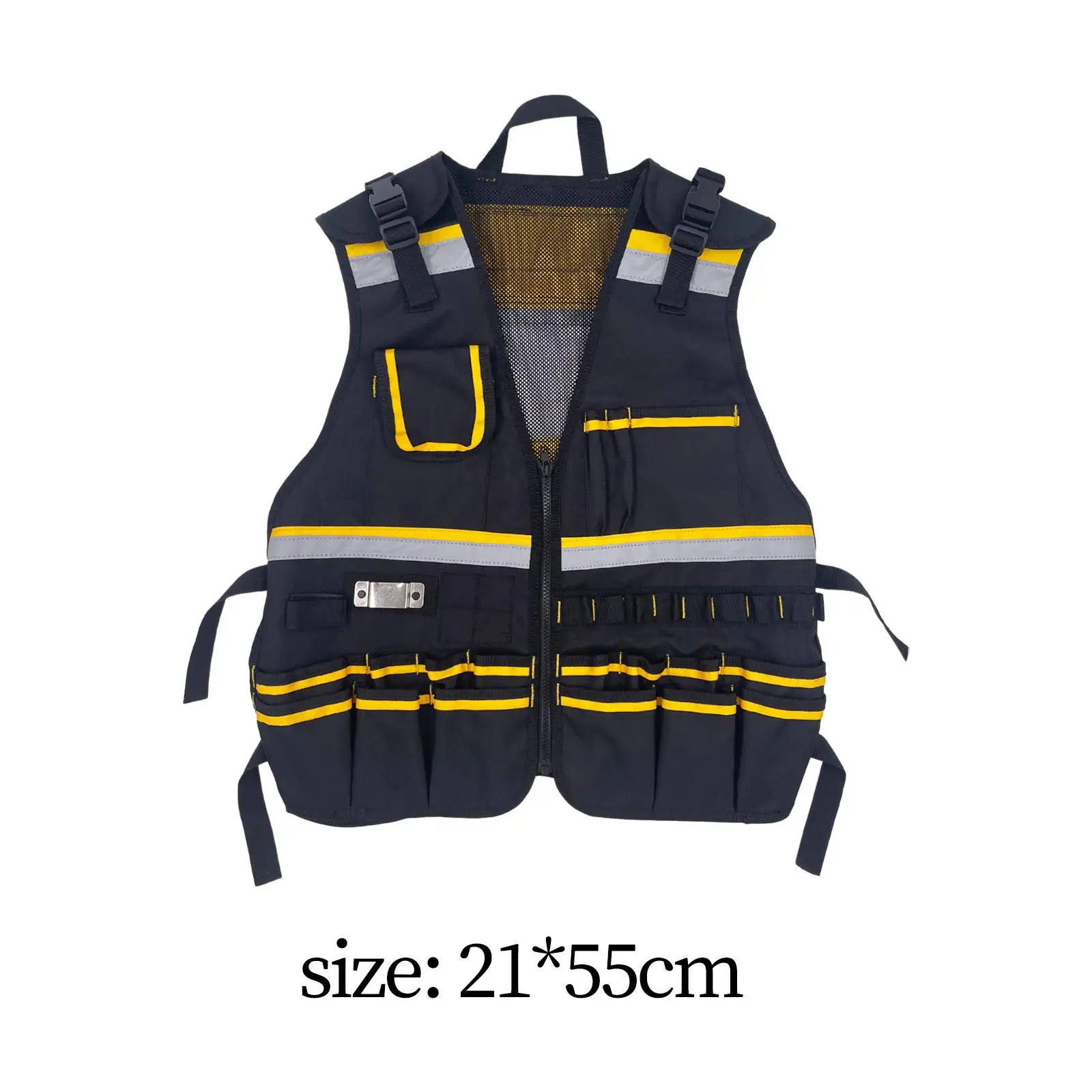 Electrician Tool Vest, Multi-Pocket Vest, Tool Pouch, Durable Oxford Cloth Tool Vest for Engineer