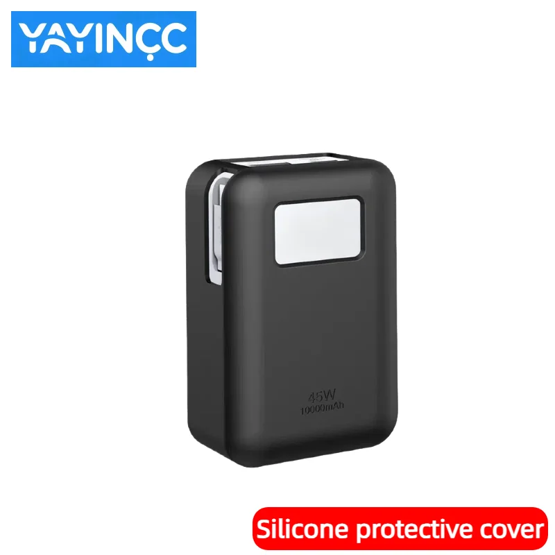 YAYINCC Silicone protective cover For Anker Nano 45W 10000mAh portable power source Shockproof Sleeve Shell,Full Protection