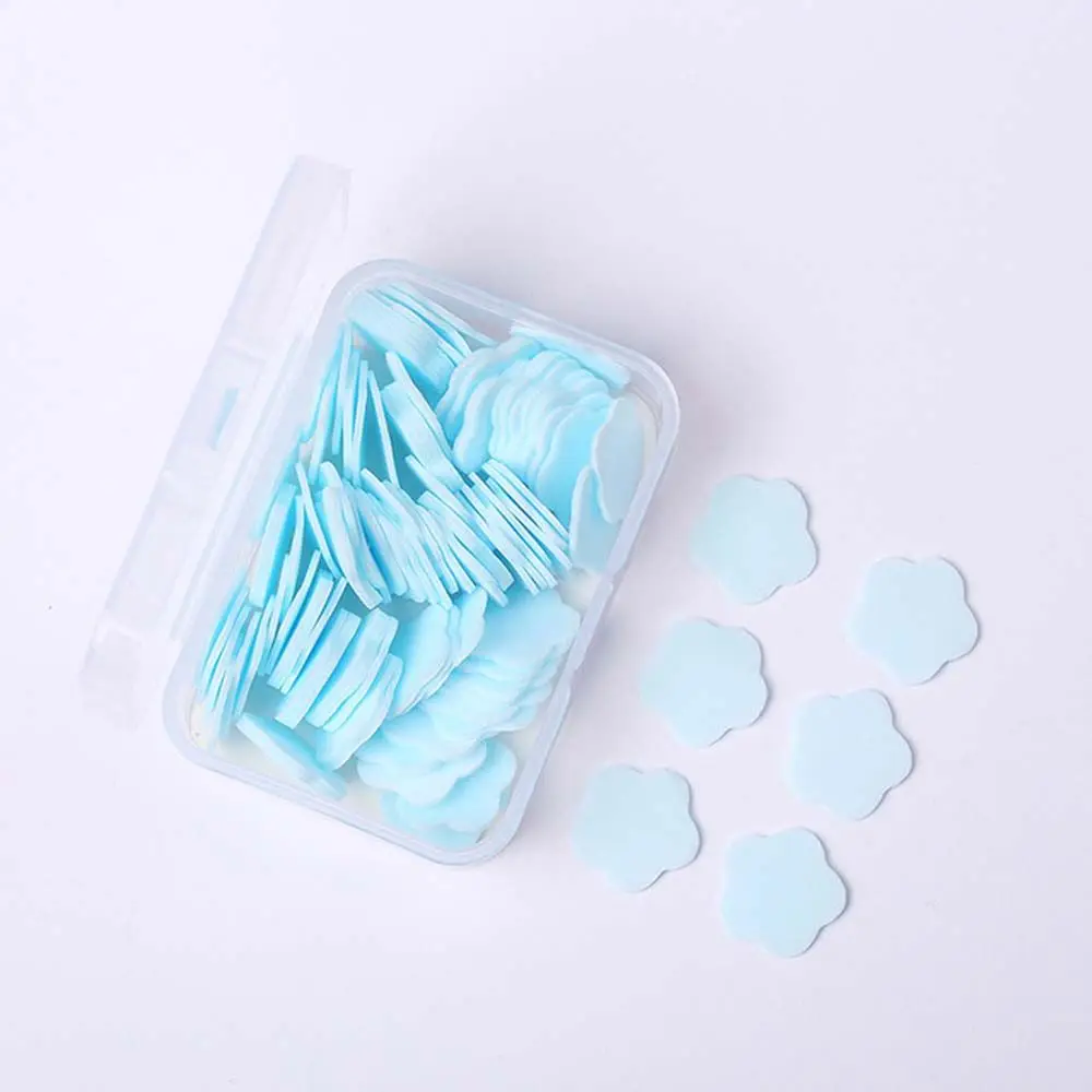 

Bath Scented Slice Soap Papers Children Flower Shape Soap Petals Scented Tablets Disposable Soap Flakes Mini Cleaning Soaps