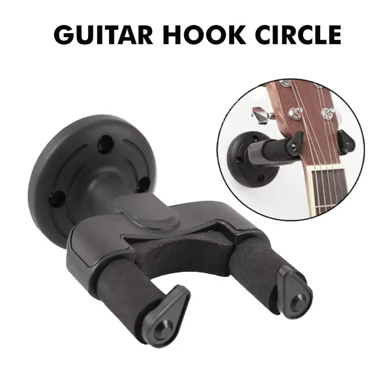 Guitar Hanger Stand For Electric Acoustic Guitar Mandolin Ukulele Bass Guitar Screw Accessory Black Guitar Hook