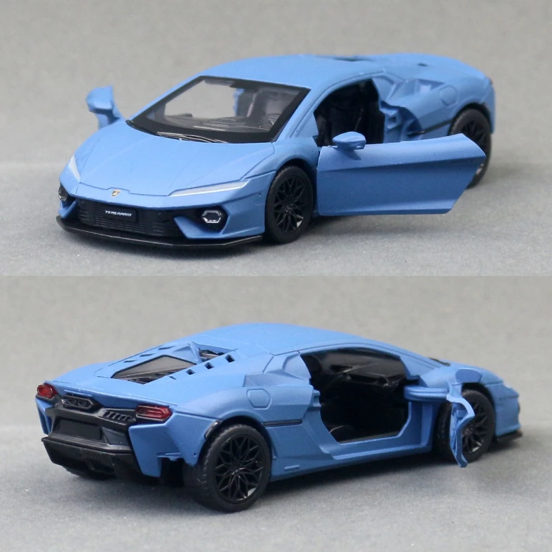 Simulación 1:40 Lambor Huracán Super coche modelo de aleación vehículo de juguete para niños regalo tirar hacia atrás sonido luz Metal miniatura Voiture