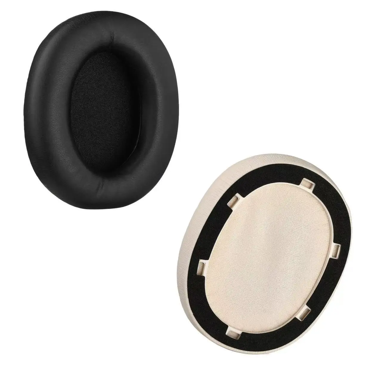 New Arrivals 1 Pair Replacement Foam Ear Pads With buckle Pillow Cushion Cover for Havit H655BT ANC Headphone Headset ，