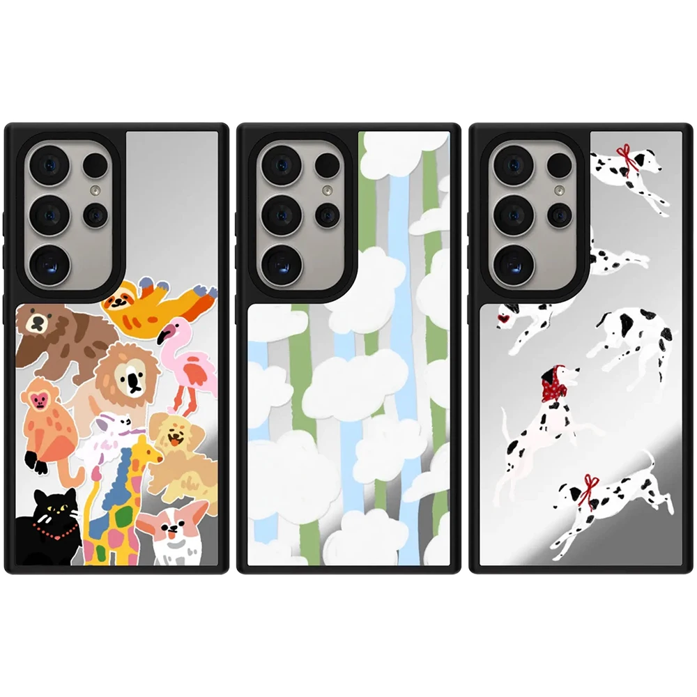 

6042362 Mirror Magnetic Case: Compatible with Samsung Galaxy S23 U S24U S25 S26 Ultra S25+ S26 Plus Shell