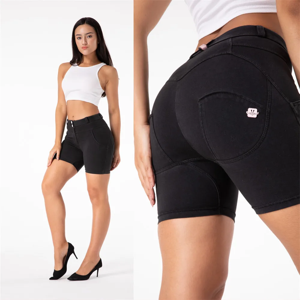 Shascullfites calções de ginástica e modeladores para meninas, bermudas pretas para mulheres, shorts ativos para exercícios, calças curtas de cintura média