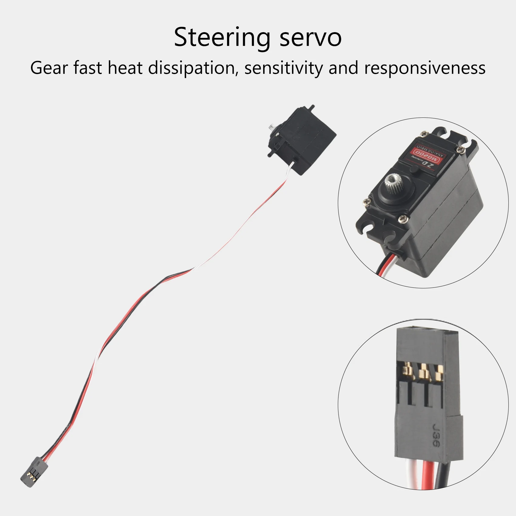 

Аналоговый сервопривод YSUN-M0200 20G с крутящим моментом 3,5 кг для радиоуправляемых моделей автомобилей ZD Racing масштаба 1/16, 1/14, 1/12, аксессуары и запчасти для радиоуправляемых машин