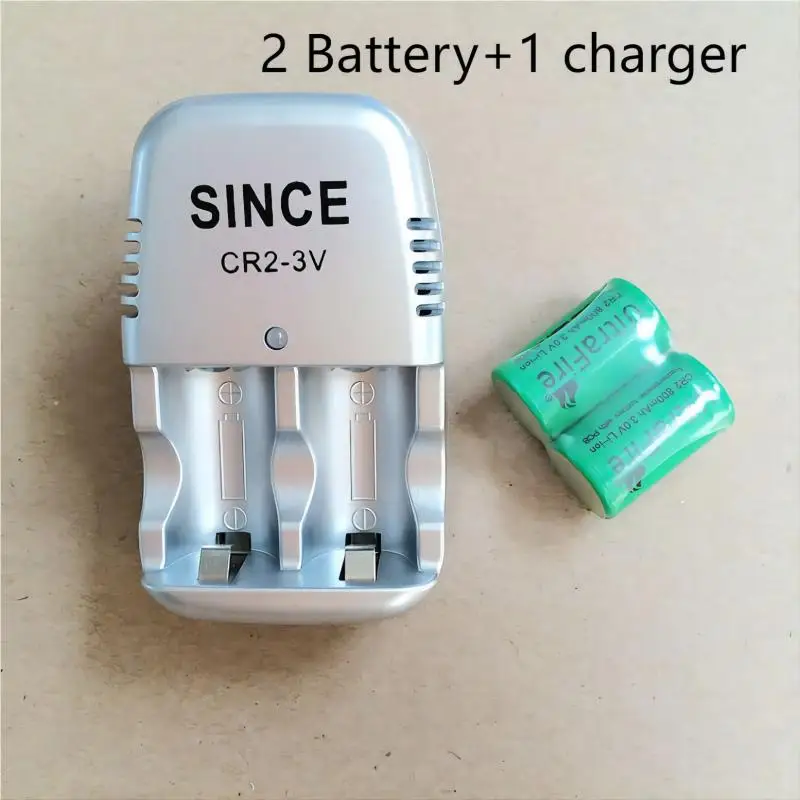 

New 15270 CR2 rechargeable battery +3V CR2 charger, digital camera, made a special battery 2 Battery+1 charger