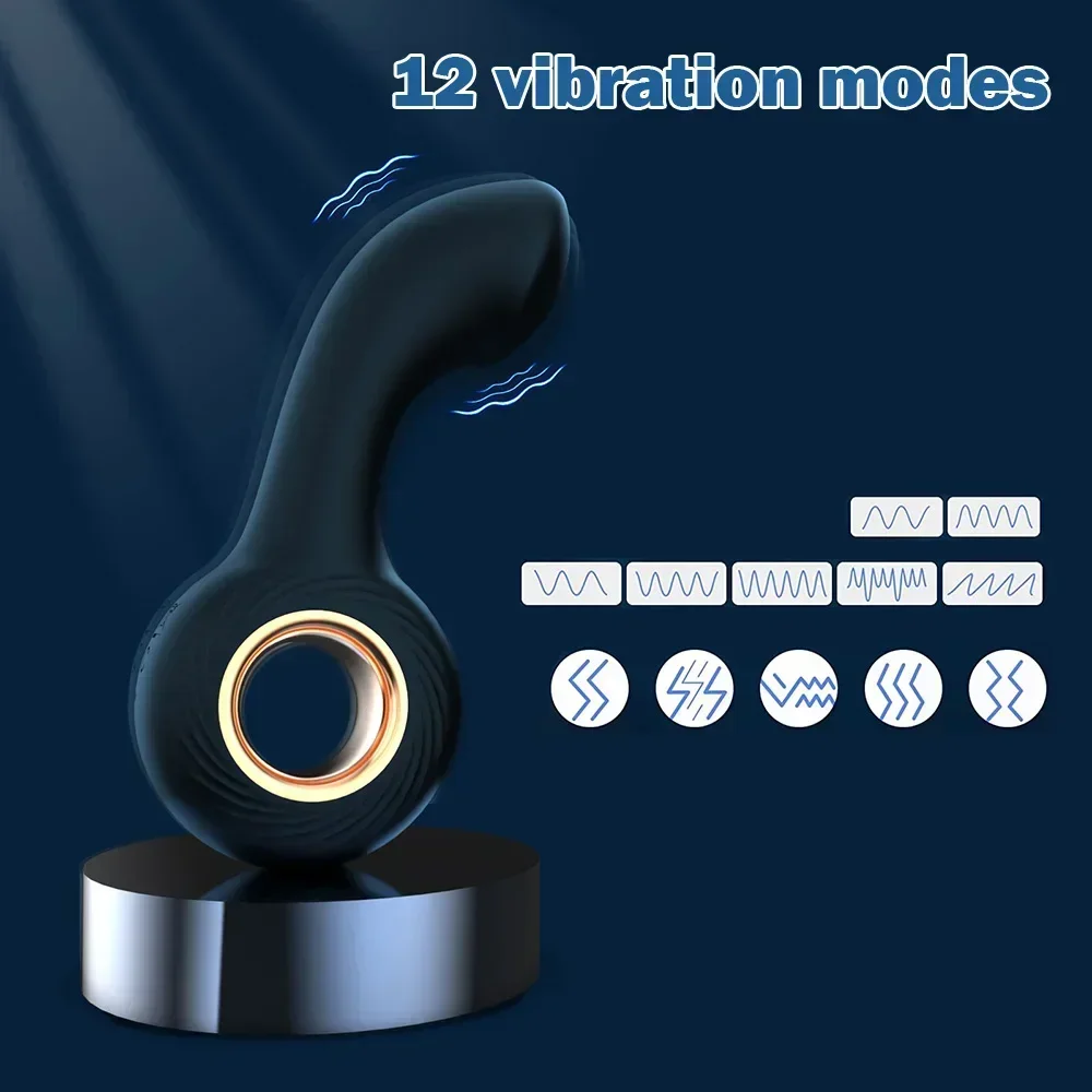 Masajeador de próstata masculino, vibrador de penetración Anal impermeable para hombres, tapón Anal vibratorio, estimulador Anal, Juguetes sexuales para adultos