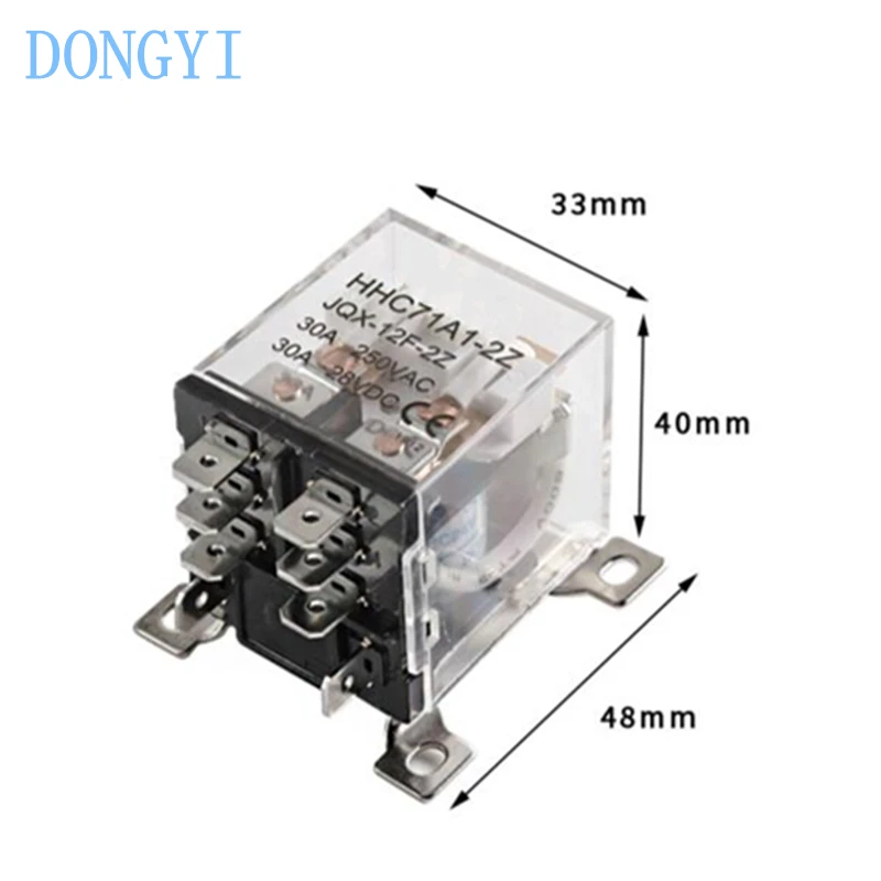 High Power Electromagnetic Relay JQX-12F 2Z JQX-12F-2Z 30A 8pins