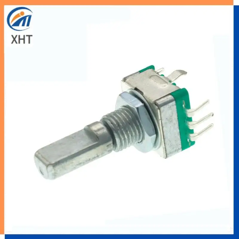 1/5PCS Rotary encoder,code switch/EC11/ audio digital potentiometer,with switch,5Pin, handle length 20mm