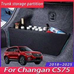 For Changan CS75 2018~2025 2019 2020 Car Thickening Trunk Storage Partition Multifunction Storage Box Auto Interior Accessories