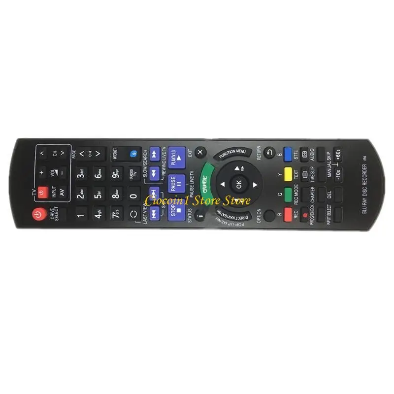 A3PC Blu-ray Disc Recorder Accessories Remote Control for Panasonic N2QAYB000344 N2QAYB000338 DMR-BS850 DMR-BS750