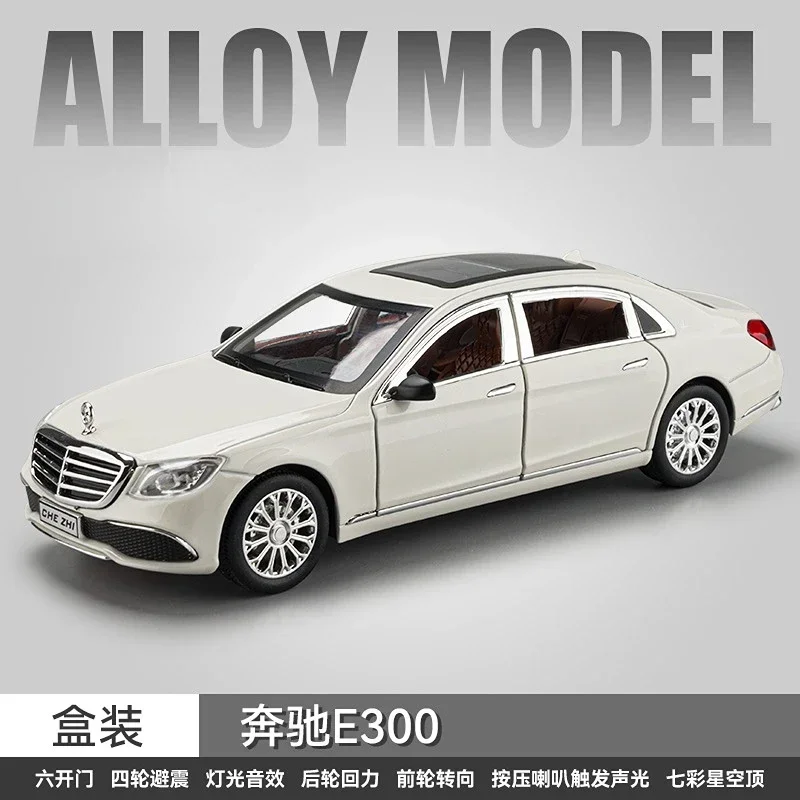 1:24 Mercedes-Benz E300 High Simulation Diecast Car Metal Alloy Model Car Children\'s toys collection gifts