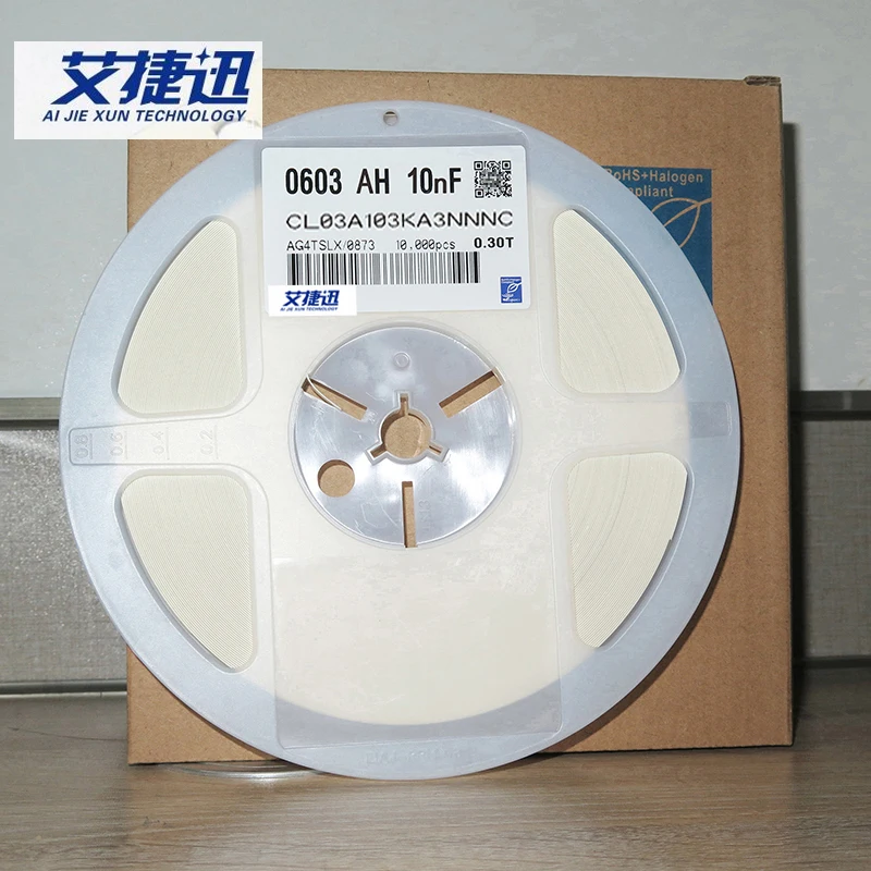 10000/Reel CL03A103KA3NNNC 0201 10nF 103K 25V ±10% X5R CHIP Capacitance