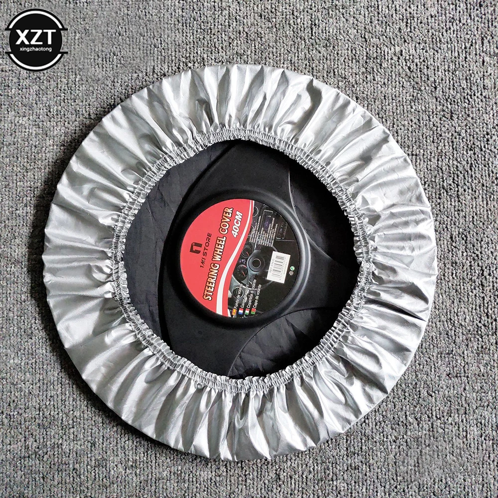 السيارات عجلة توجيه سيارة ظلة الجانب نافذة الظل الفضة المغلفة القماش الشمس الظل غطاء واقية من الشمس العزل الجانب الشمس الظل