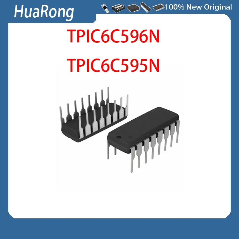 2PCS/LOT     TPIC6C596N   TPIC6C596    TPIC6C595N TPIC6C595  DIP16