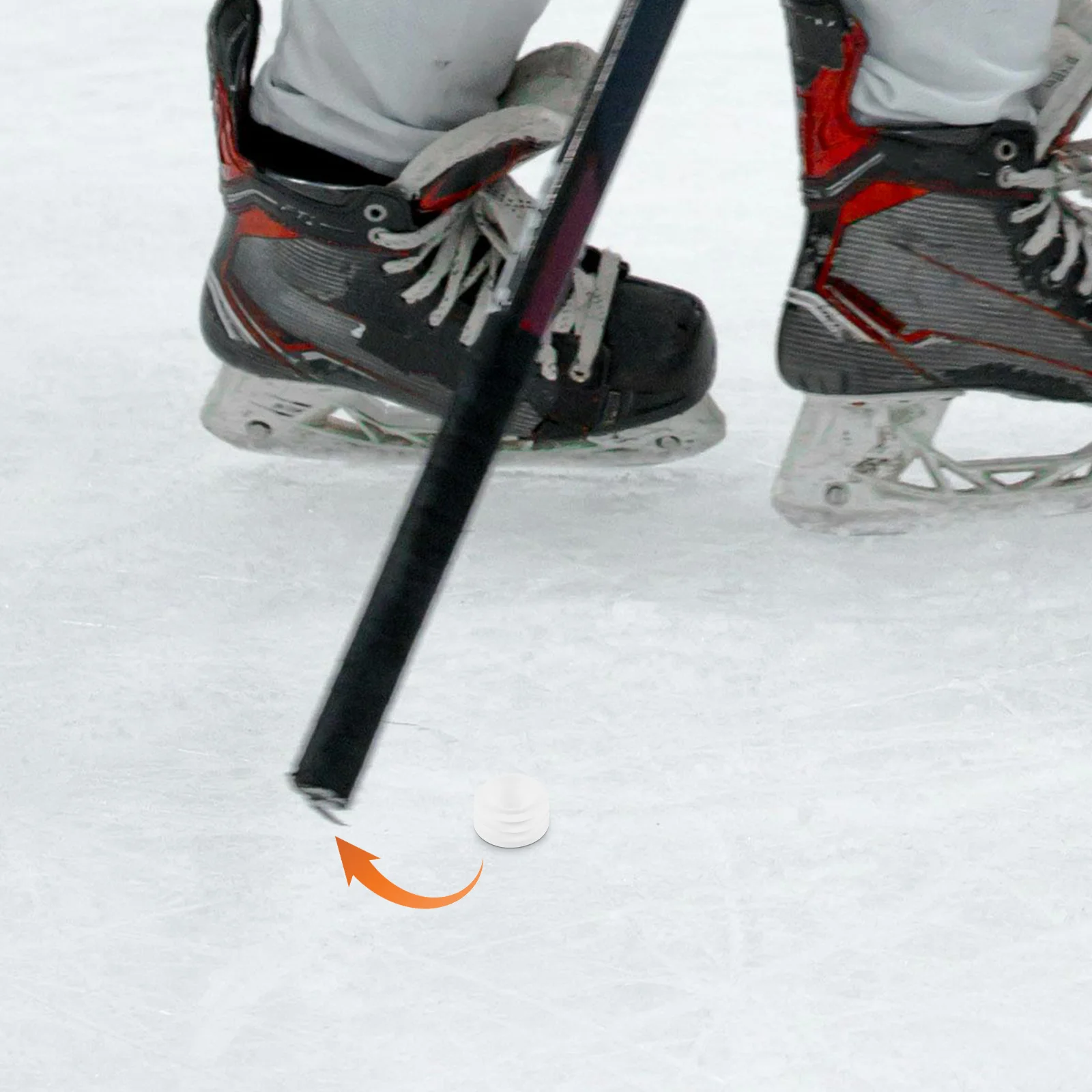 Tapas de extremo de palo de Hockey, diseño de tubo redondo de plástico PP duradero, reemplazo protector estable para accesorios de Hockey, 10 Uds.